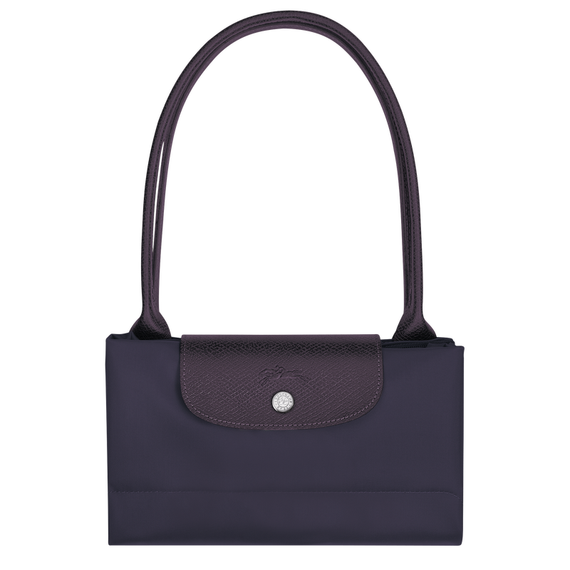 Le Pliage Green L Tote bag , Bilberry - Recycled canvas  - View 5 of 5