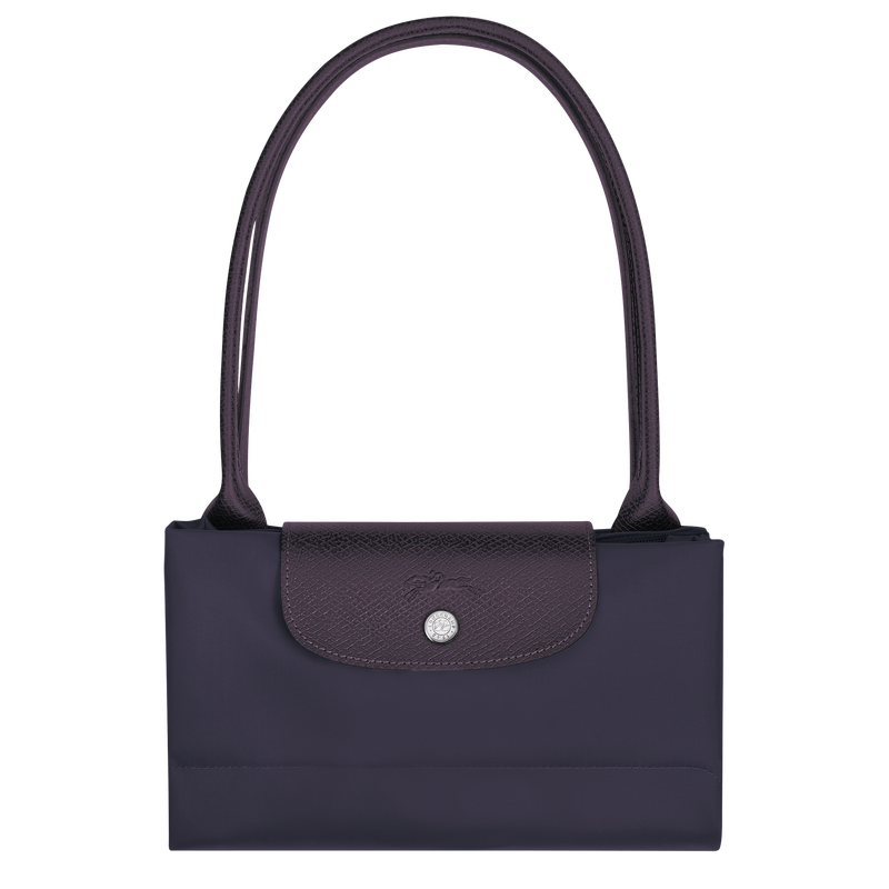 Le Pliage Green L Tote bag , Bilberry - Recycled canvas  - View 4 of  4