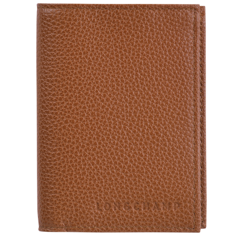 Porte-cartes Le Foulonné Caramel (L3572021F72) | Longchamp FR Porte-cartes Le Foulonné Caramel (L3572021F72) | Longchamp FR