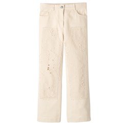 Trousers, Ecru