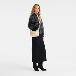 Le Cadence S Bucket bag , Vanilla - Leather