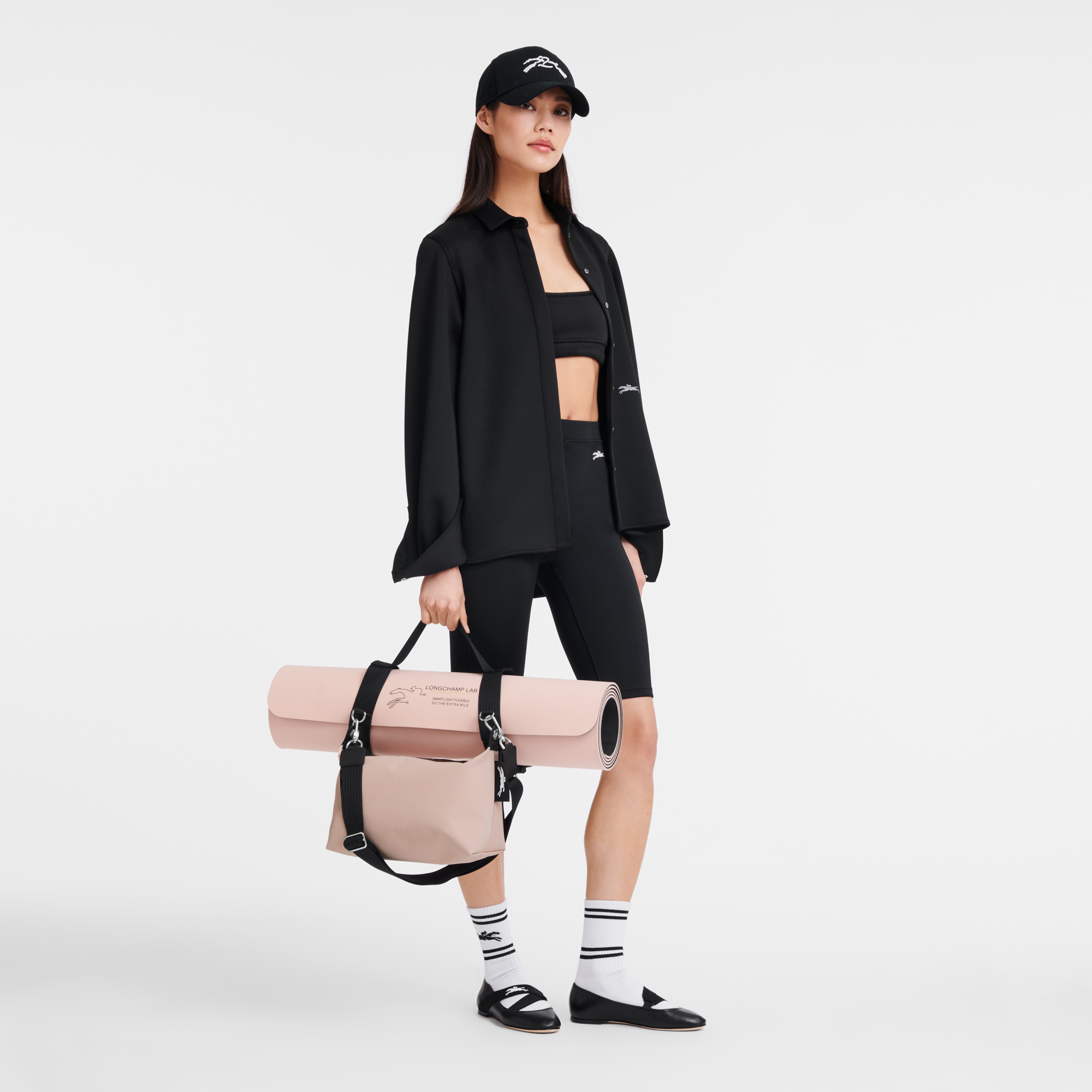 Yoga-Tasche M Le Pliage Energy Canvas - Nude | Longchamp DE