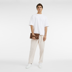 Longchamp 3D Funda para dispositivos tecnológicos, Coñac