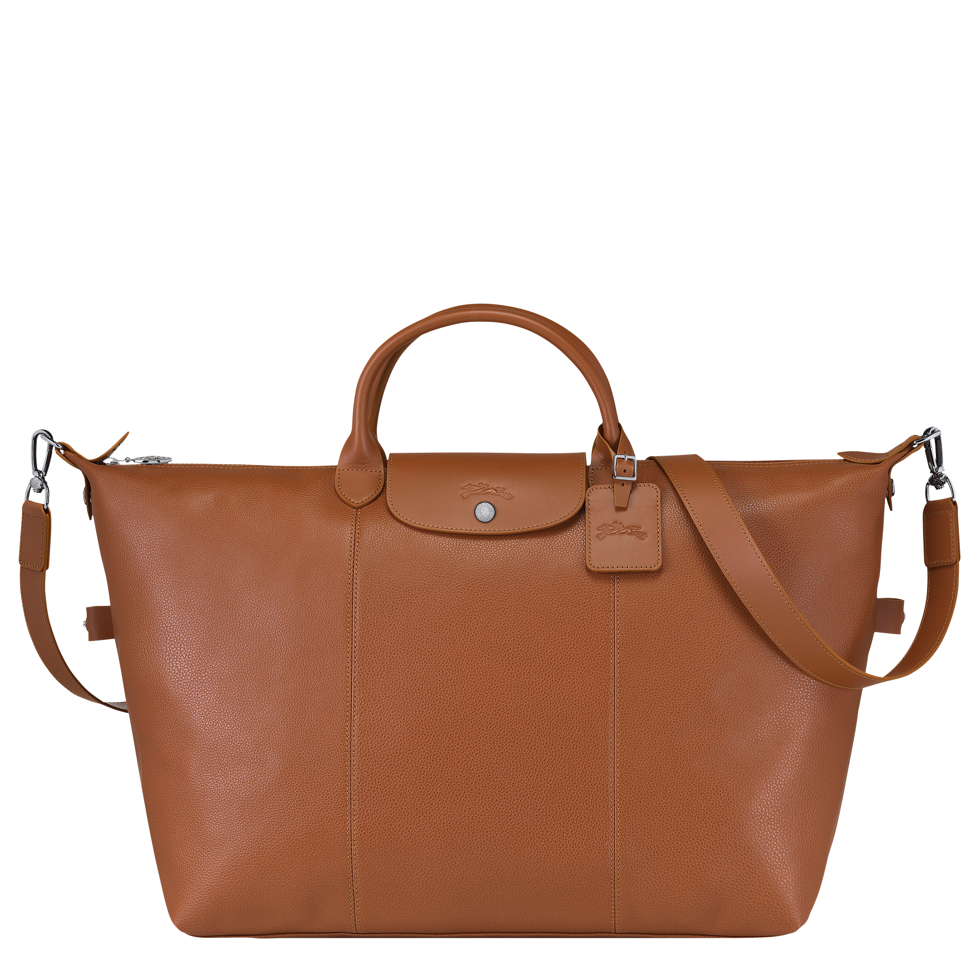 Le Foulonn&eacute; Travel bag L, Caramel