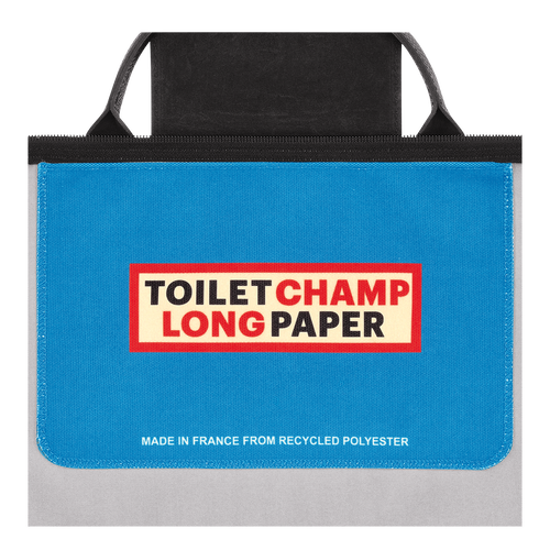 Sac de voyage S Longchamp x ToiletPaper , Toile - Nuage - Vue 5 de 5