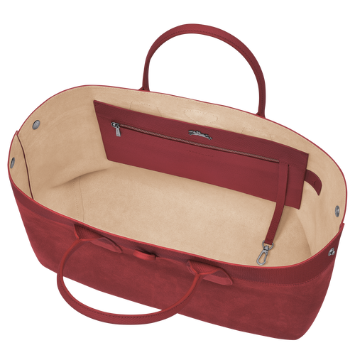 Roseau Top handle bag L, Red