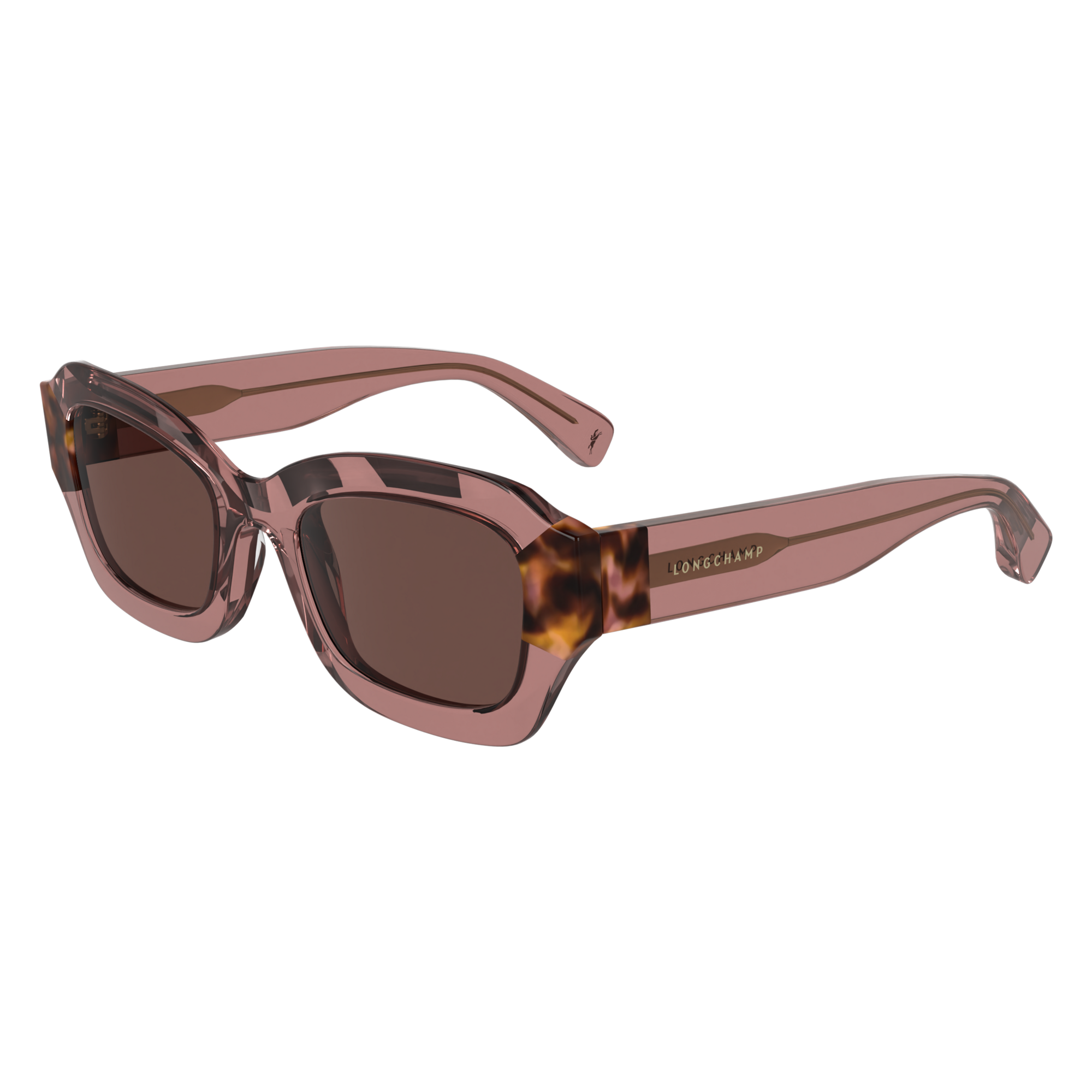 null Lunettes de soleil, Rose/Ecaille Rose