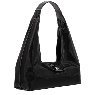Le Pliage Xtra M Shoulder bag , Black - Leather