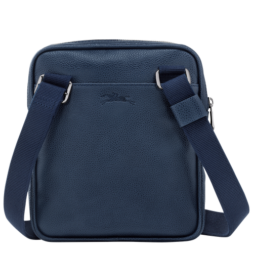 Le Foulonné XS Crossbody bag , Navy - Leather - View 4 of  4