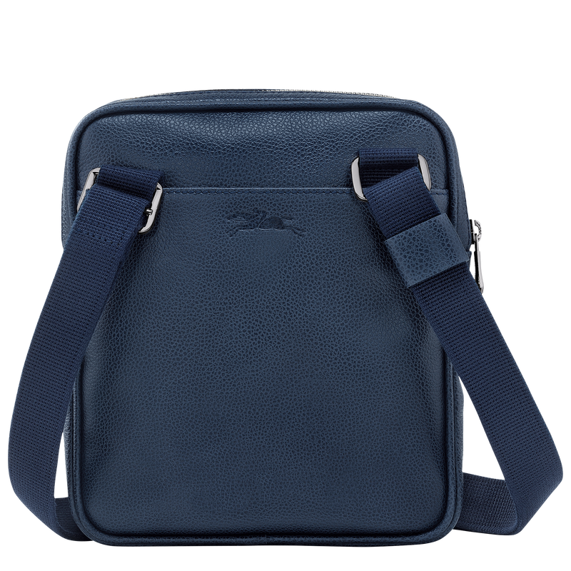 Le Foulonné XS Crossbody bag , Navy - Leather  - View 4 of  4