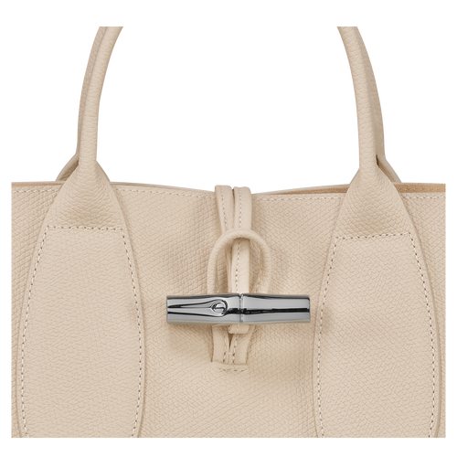 Longchamp Light Brown Leather Roseau Tote Longchamp