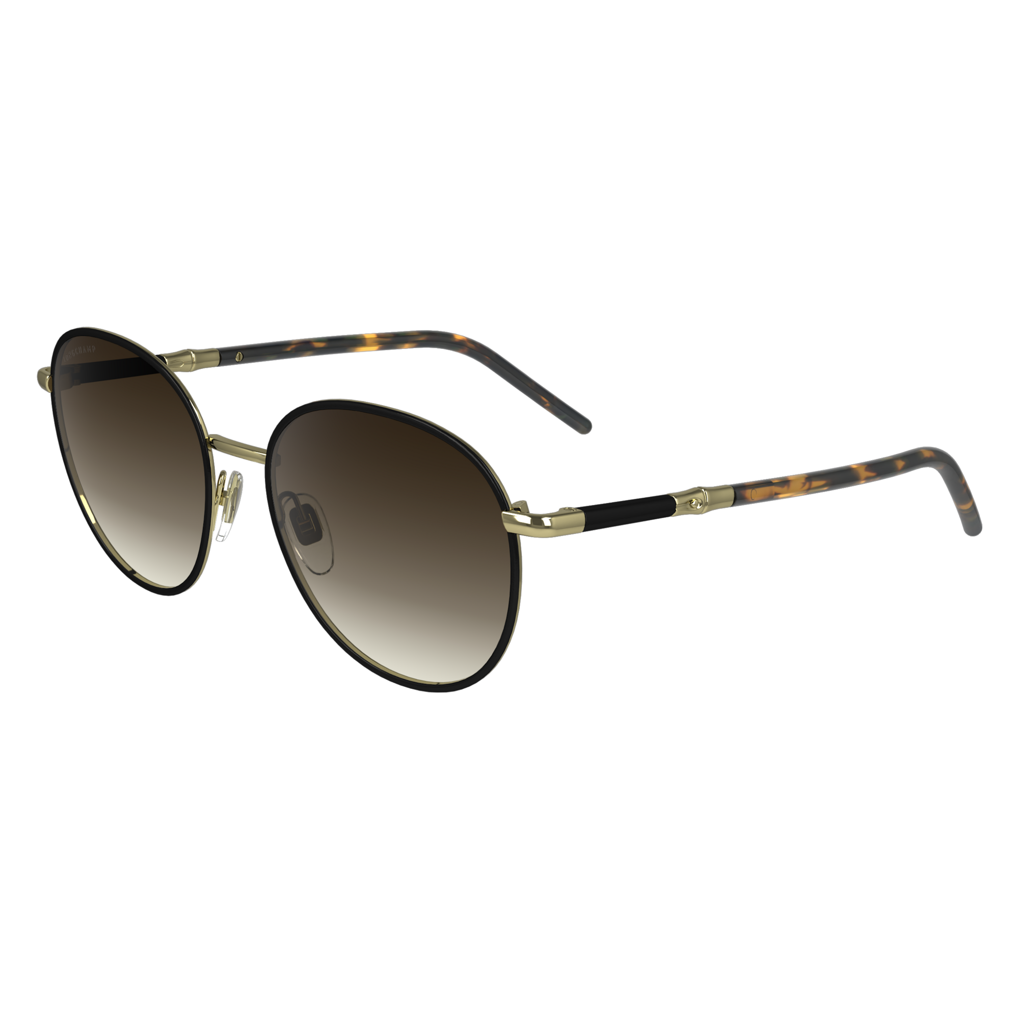 null Sunglasses, Gold/Black