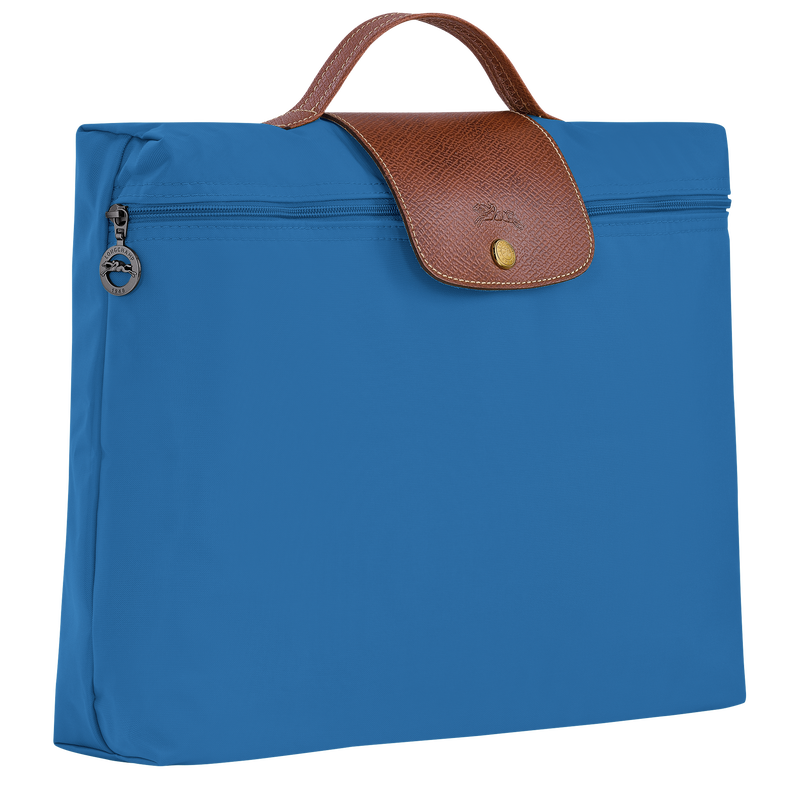 Le Pliage Original S Briefcase , Cobalt - Recycled canvas  - View 3 of  6
