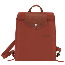 Le Pliage Green M Backpack , Chestnut - Recycled canvas