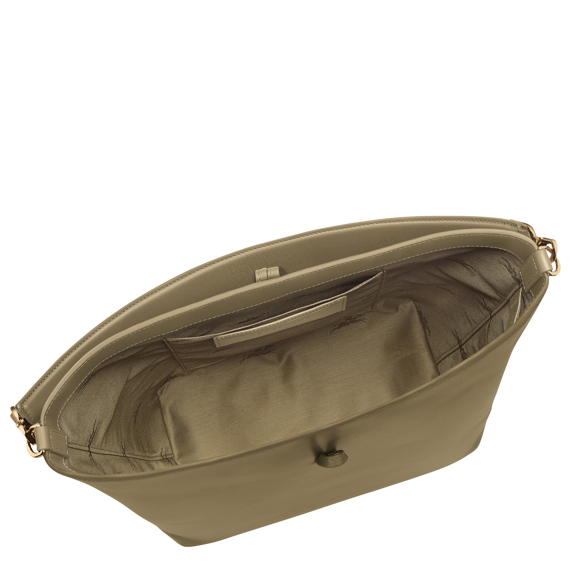 Le Roseau Hobo bag M, Olive