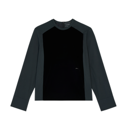 Blouse , Black - Velvet