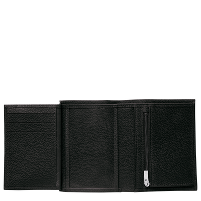 Le Foulonné Wallet, Black