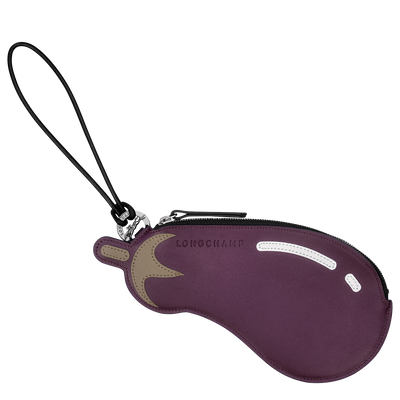 Longcharm Pochette Aubergine, Aubergine