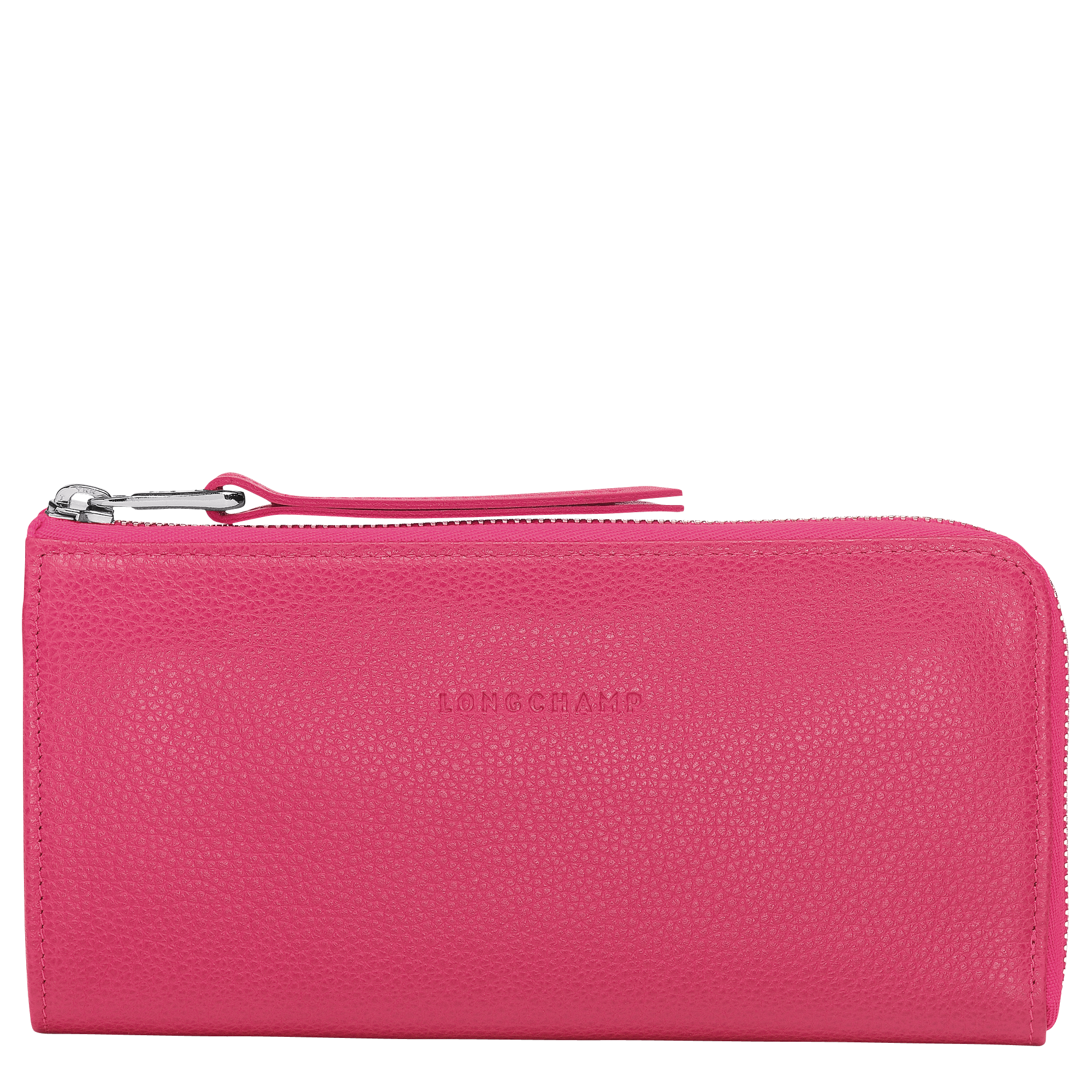 Long zip around wallet Le Foulonné Pink 
