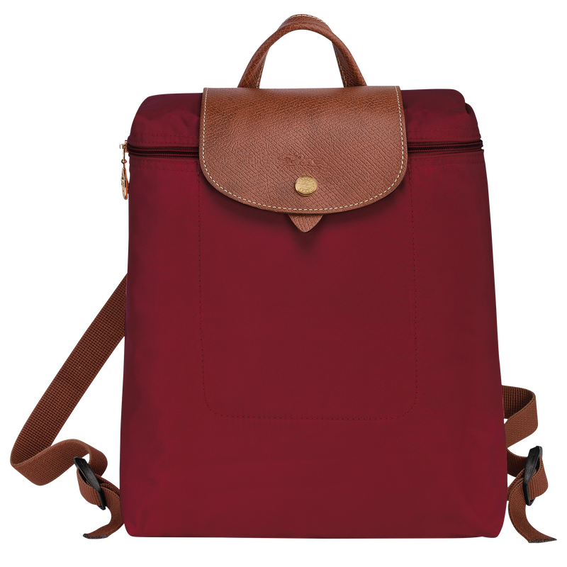 Le Pliage Original Backpack , Red - Recycled canvas  - View 1 of  5