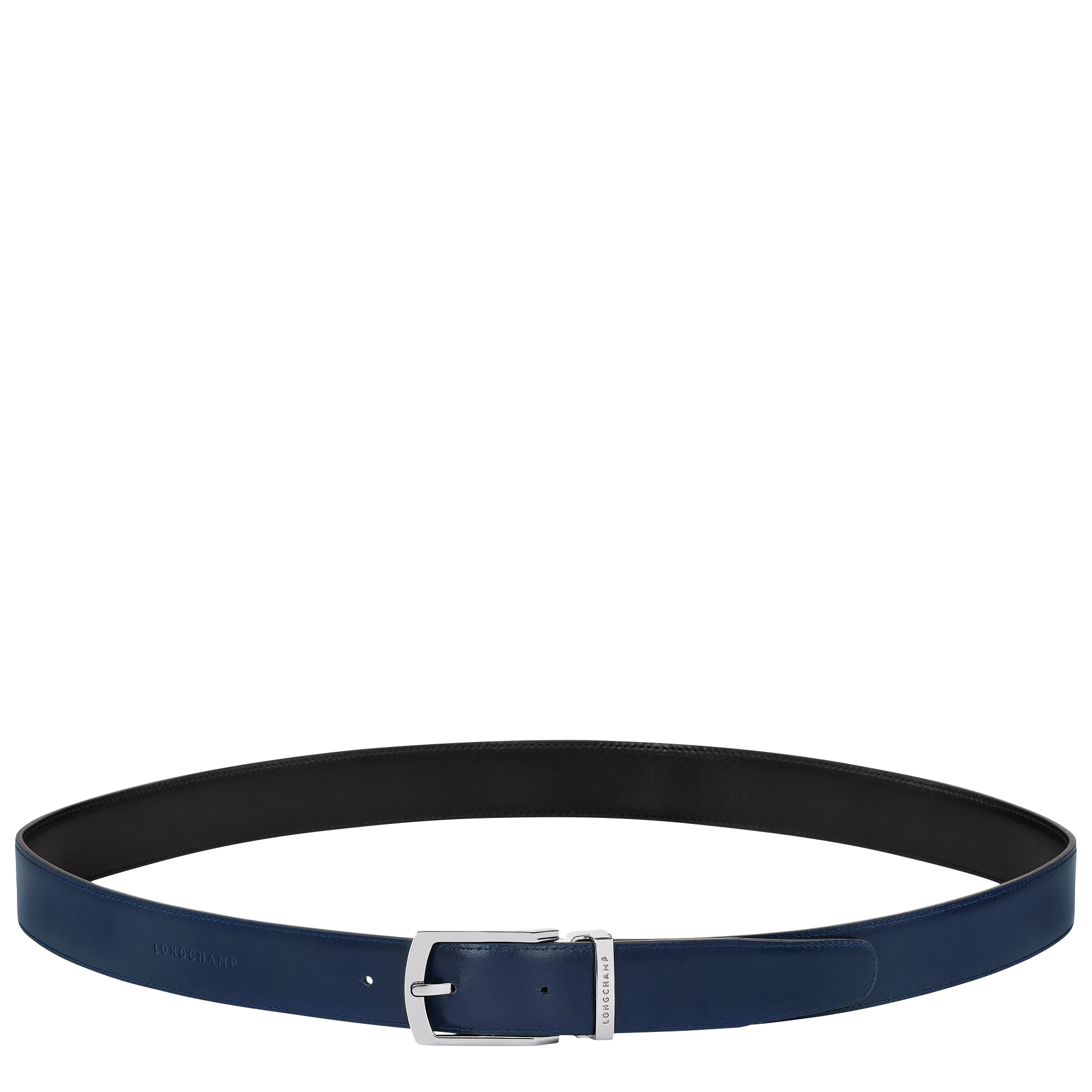 Delta Box Men's belt, Black/Navy