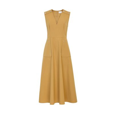 Kleid , Baumwoll-Popeline -