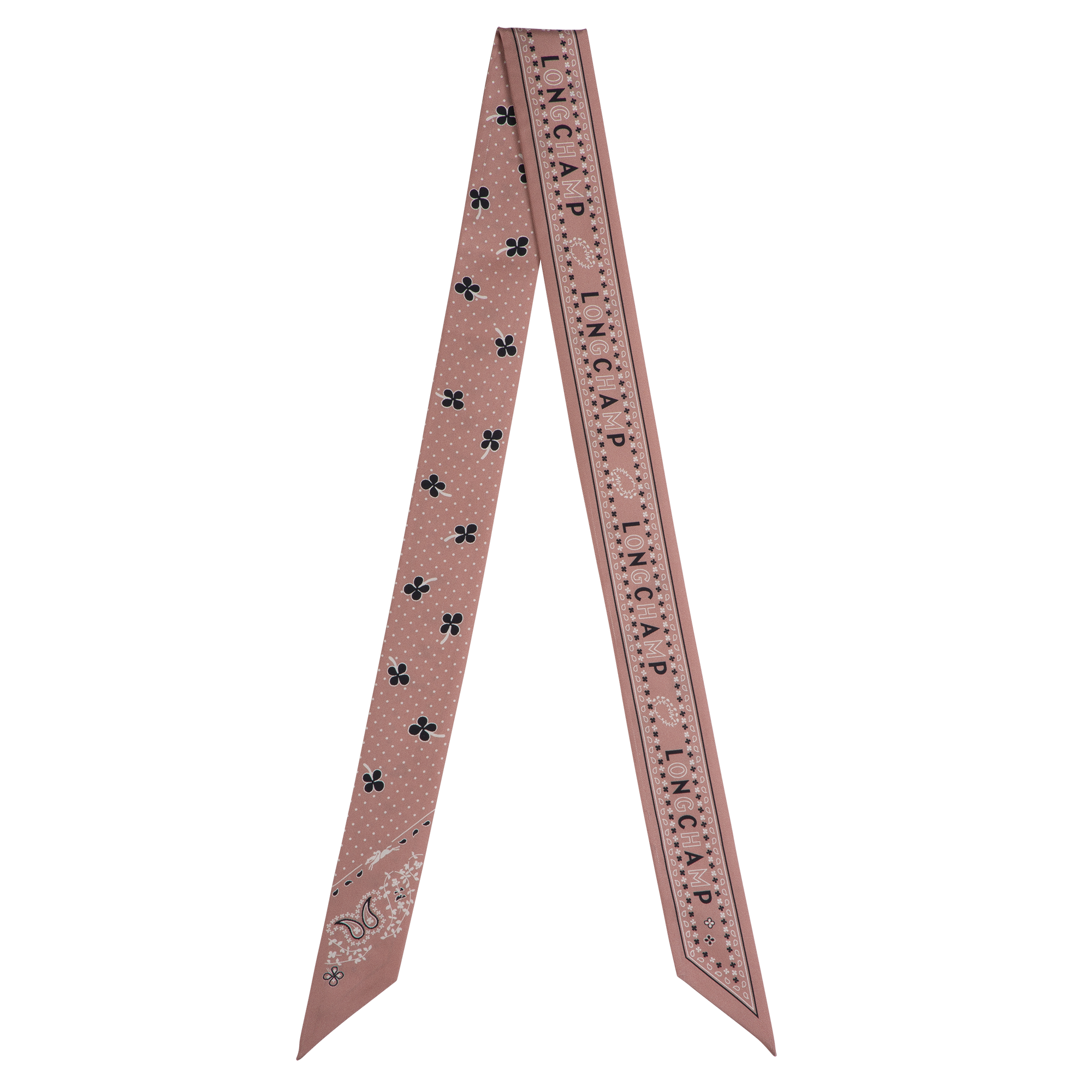 French Bandana A fascia,  T&egrave; rosa