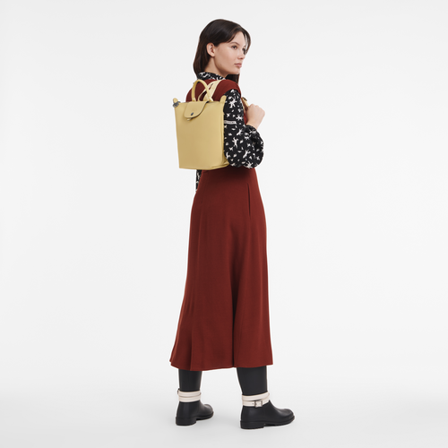 Le Pliage Xtra S Backpack , Wheat - Leather - View 2 of  6
