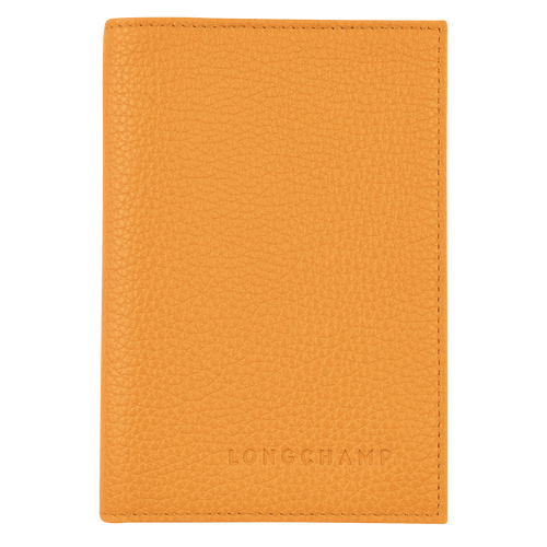 Le Foulonné Passport cover , Apricot - Leather - View 1 of 2