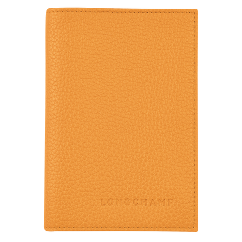 Le Foulonné Passport cover , Apricot - Leather - View 1 of  2