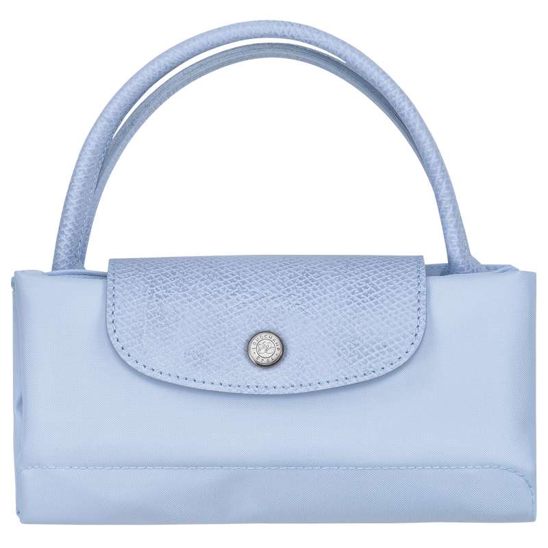 Le Pliage Green S Handbag , Sky Blue - Recycled canvas  - View 6 of 6
