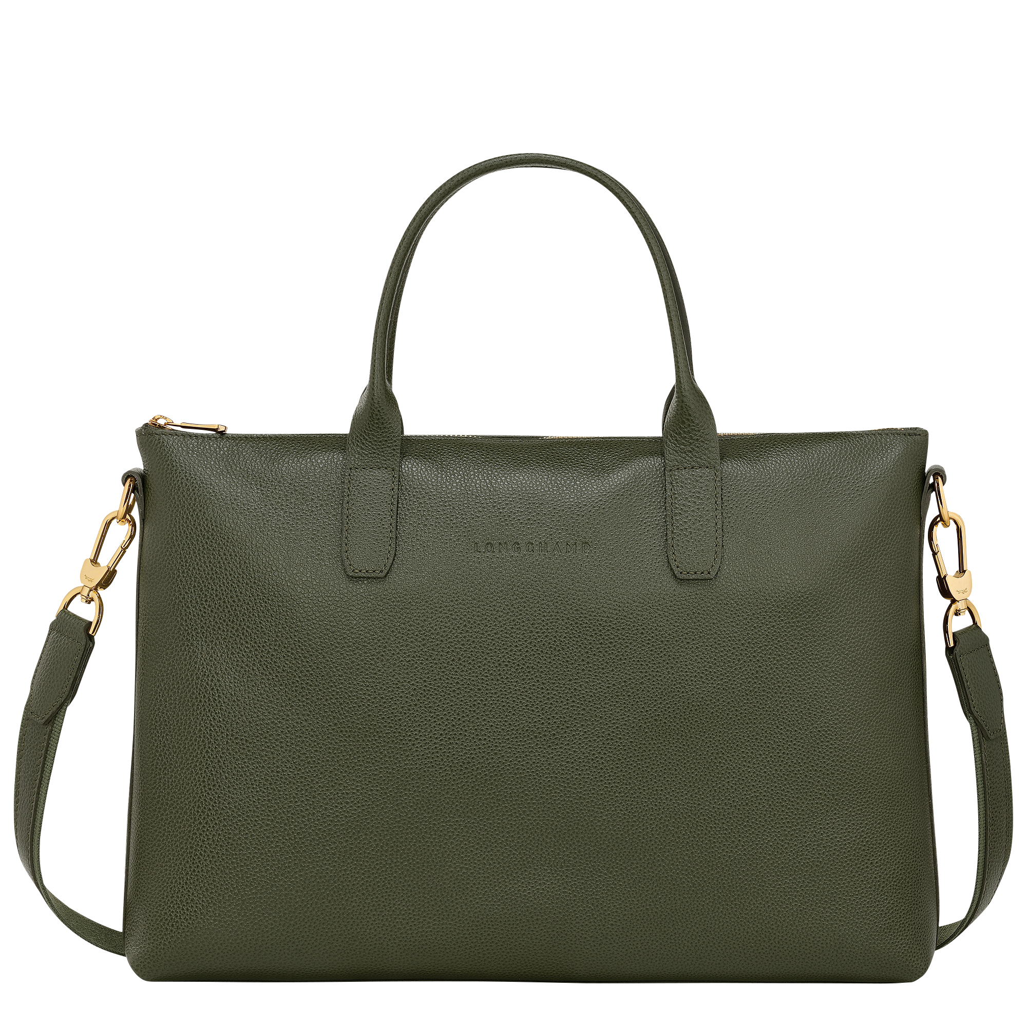 Le Foulonné Briefcase S, Khaki