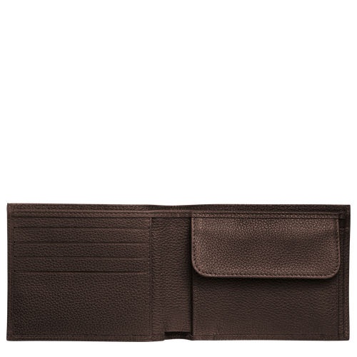 Wallet Le Foulonné Mocha (L4240021002) | Longchamp DK Wallet Le Foulonné Mocha (L4240021002) | Longchamp DK