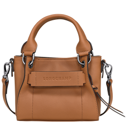 Longchamp 3D XS Handbag , Natural - Leather