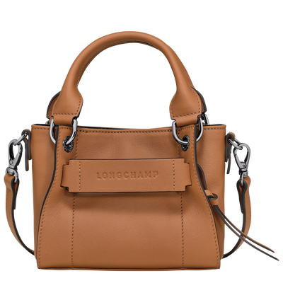 Longchamp 3D Tas met handgreep aan de bovenkant XS, Naturel