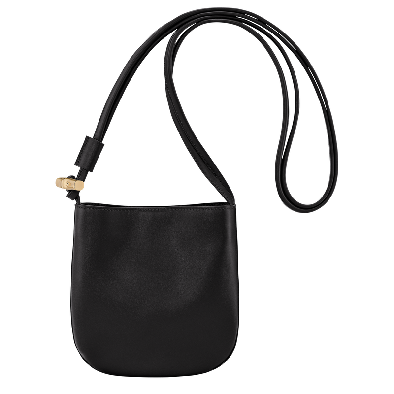 Sac bandoulière S Le Roseau , Cuir - Noir  - Vue 1 de 2