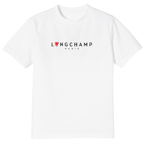 Longchamp x EU T-shirt, White
