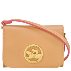 Coin purse with leather lace