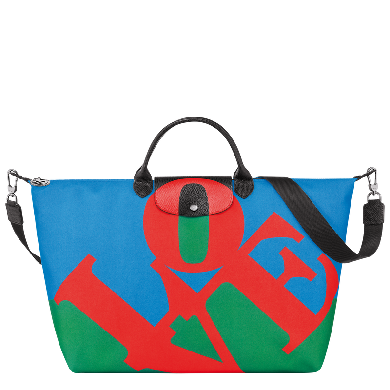 Longchamp x Robert Indiana Travel bag , Red - Canvas  - View 1 of  6