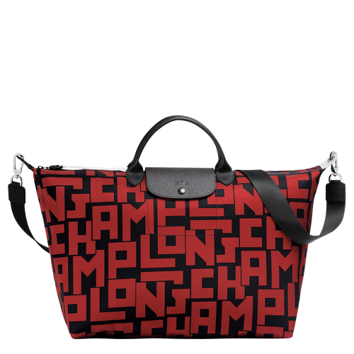 Travel bag L, C09 Black/Brick Travel bag L, C09 Black/Brick, hi-res