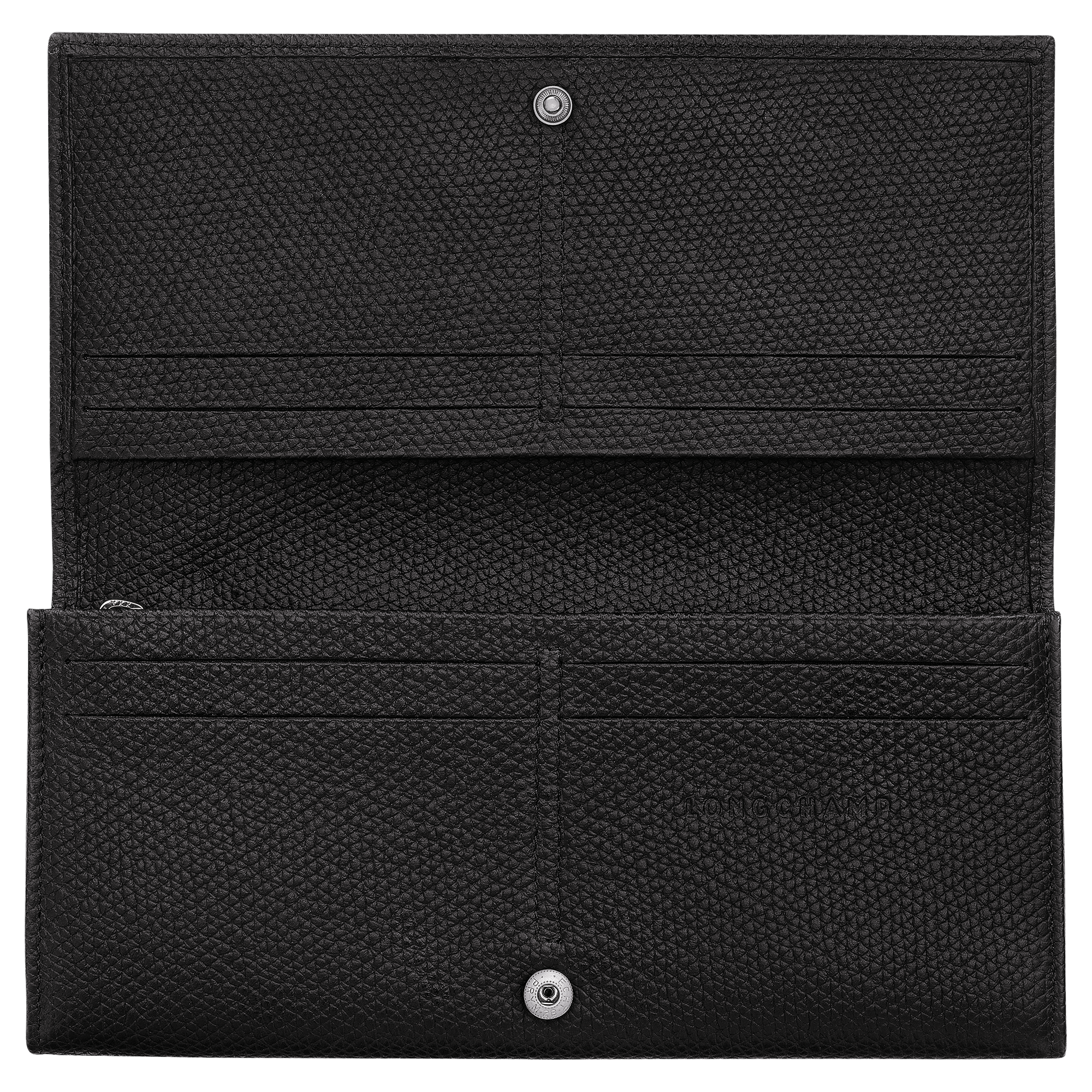 Le Roseau Long continental wallet, Black