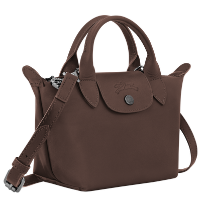 Sac &agrave; main XS Le Pliage Xtra , Cuir - Moka