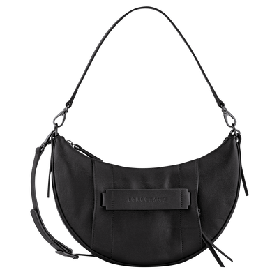 Umh&auml;ngetasche S Longchamp 3D , Leder - Schwarz