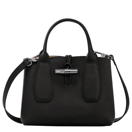 Le Roseau S Handbag , Black - Leather - View 1 of  6