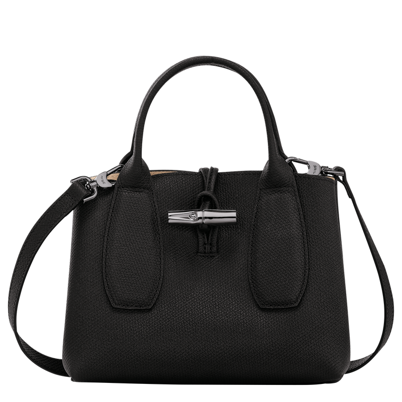 Le Roseau S Handbag , Black - Leather  - View 1 of  6