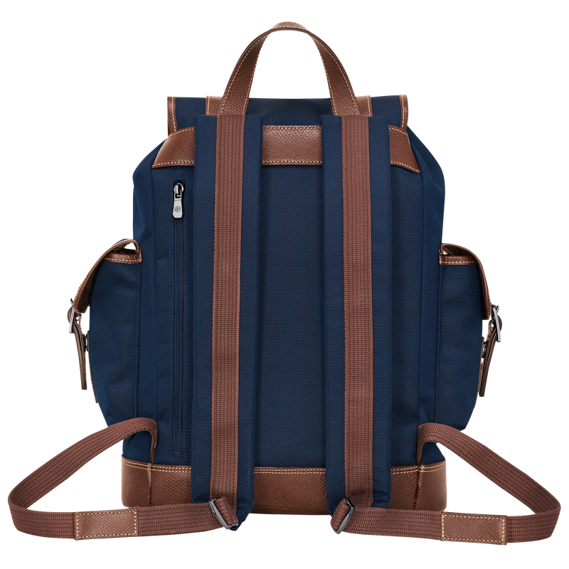 Rucksack Boxford , Recyceltes Canvas - Blau  - Ansicht 4 von 5