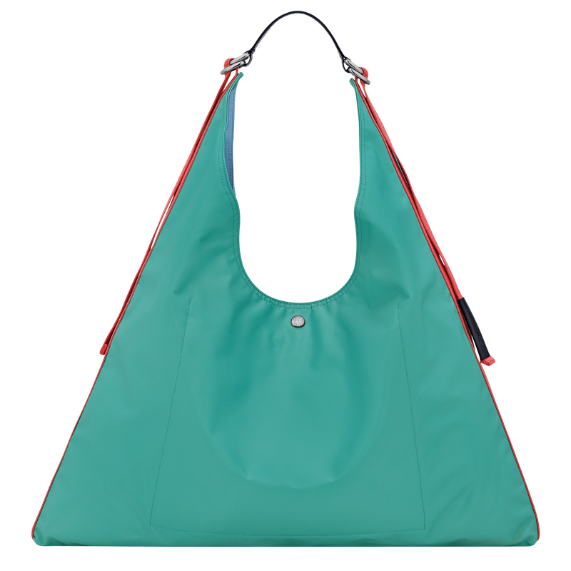 Borsa da spalla XL Re-Play , Tela - Tempesta/Turchese  - View 4 of  5