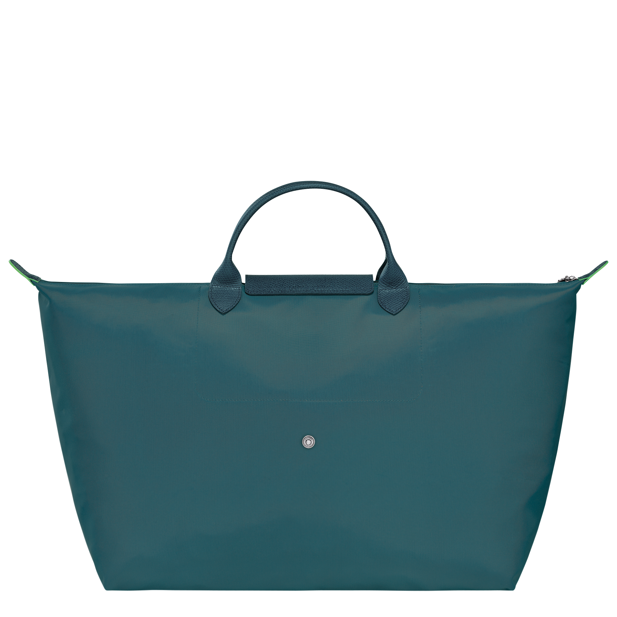 Le Pliage Green L Travel bag Peacock Recycled canvas Longchamp US