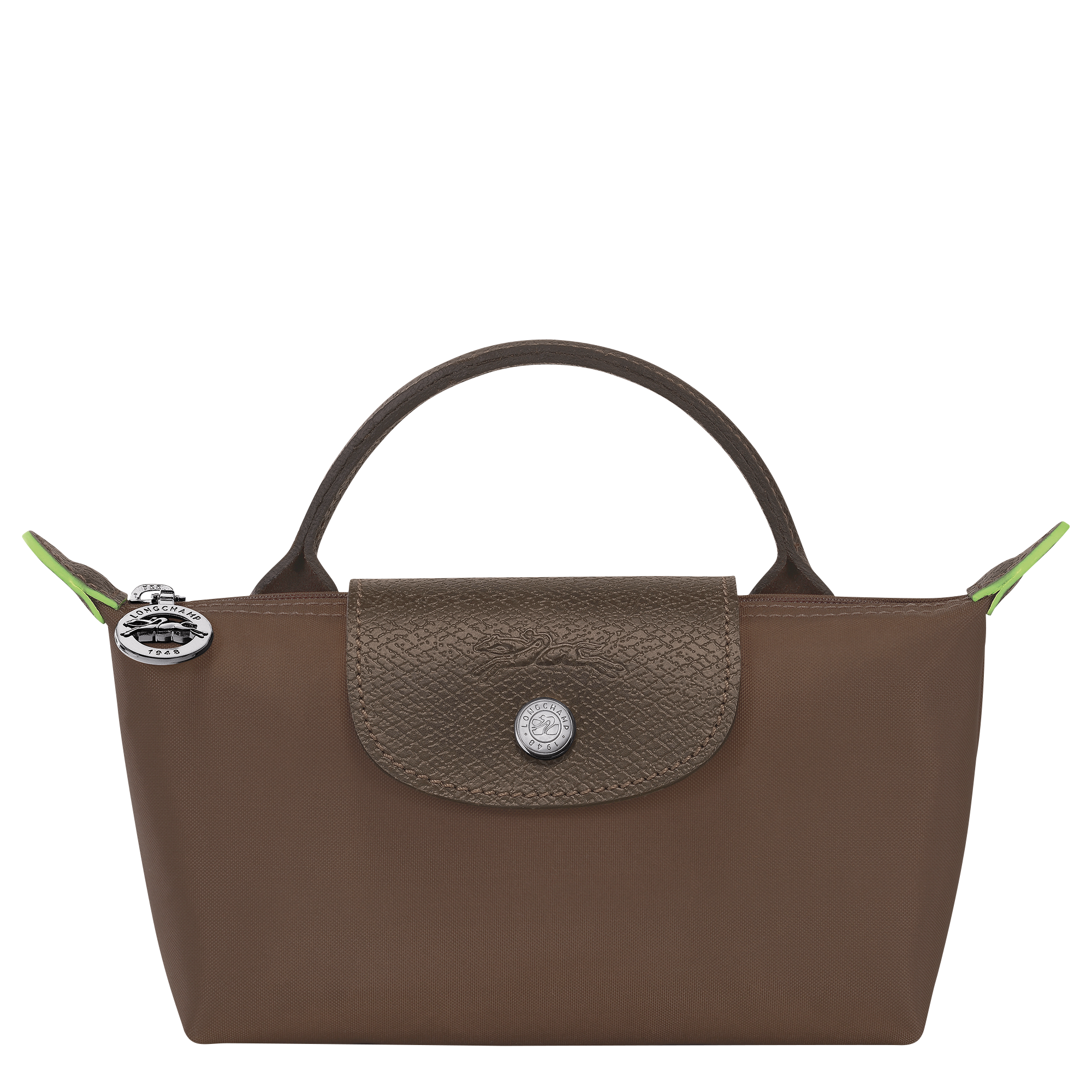 Pouch with handle, Terra - View 1 of
6 - zoom in Le Pliage Green Pouch with handle, Terra