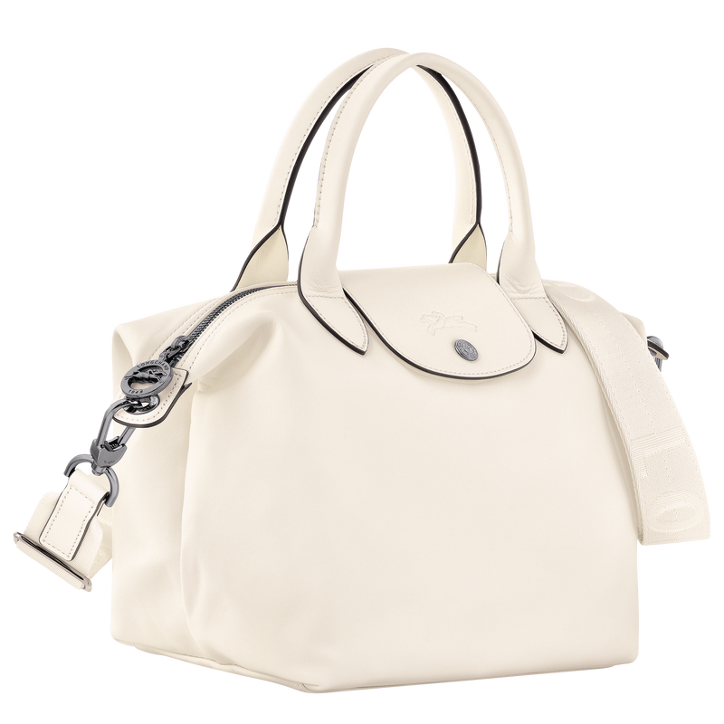 Handtasche S Le Pliage Xtra , Leder - Ecru  - Ansicht 3 von 6